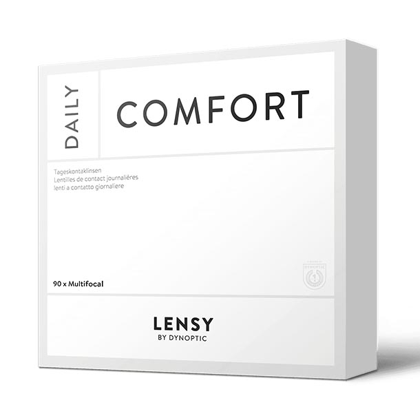 Lensy Daily Comfort Multifocal (90P) Medium - Lensy by Dynoptic - Optiker - Optiker Schweiz - Kontaktlinsen - Linsenmittel - Pflegemittel - Kontaktlinsenmittel - Tageskontaktlinsen - Monatskontaktlinsen - Sphärische Kontaktlinsen - Torische Kontaktlinsen - Silikon-Hydrogel Kontaktlinsen - Augentropfen - weiche Kontaktlinsen - harte Kontaktlinsen - Opticiens - Opticiens Suisse - Lentilles de contact - Produits de soin - Lentilles de contact journalières - Lentilles de contact mensuelles - Lentilles de contact sphériques - Lentilles de contact toriques - Lentilles de contact Multifocales - Lentilles de contact en silicone hydrogel - Gouttes ophtalmiques - Lentilles de contact souples - Lentilles de contact rigides - Ottico - Ottico Svizzera - Lenti a contatto - Prodotti per la cura - Lenti a contatto giornaliere - Lenti a contatto mensili - Lenti a contatto sferiche - Lenti a contatto toriche - Lenti a contatto multifocali - Lenti a contatto in silicone idrogel - Collirio - Lenti a contatto morbide - Lenti a contatto rigide