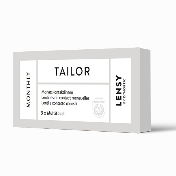 Lensy Monthly Tailor 3P Multifocal D - Lensy by Dynoptic - Optiker - Optiker Schweiz - Kontaktlinsen - Linsenmittel - Pflegemittel - Kontaktlinsenmittel - Tageskontaktlinsen - Monatskontaktlinsen - Sphärische Kontaktlinsen - Torische Kontaktlinsen - Silikon-Hydrogel Kontaktlinsen - Augentropfen - weiche Kontaktlinsen - harte Kontaktlinsen - Opticiens - Opticiens Suisse - Lentilles de contact - Produits de soin - Lentilles de contact journalières - Lentilles de contact mensuelles - Lentilles de contact sphériques - Lentilles de contact toriques - Lentilles de contact Multifocales - Lentilles de contact en silicone hydrogel - Gouttes ophtalmiques - Lentilles de contact souples - Lentilles de contact rigides - Ottico - Ottico Svizzera - Lenti a contatto - Prodotti per la cura - Lenti a contatto giornaliere - Lenti a contatto mensili - Lenti a contatto sferiche - Lenti a contatto toriche - Lenti a contatto multifocali - Lenti a contatto in silicone idrogel - Collirio - Lenti a contatto morbide - Lenti a contatto rigide