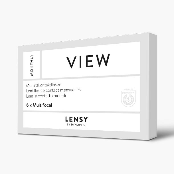 Lensy Monthly VIEW Multifocal (6P) - Lensy by Dynoptic - Optiker - Optiker Schweiz - Kontaktlinsen - Linsenmittel - Pflegemittel - Kontaktlinsenmittel - Tageskontaktlinsen - Monatskontaktlinsen - Sphärische Kontaktlinsen - Torische Kontaktlinsen - Silikon-Hydrogel Kontaktlinsen - Augentropfen - weiche Kontaktlinsen - harte Kontaktlinsen - Opticiens - Opticiens Suisse - Lentilles de contact - Produits de soin - Lentilles de contact journalières - Lentilles de contact mensuelles - Lentilles de contact sphériques - Lentilles de contact toriques - Lentilles de contact Multifocales - Lentilles de contact en silicone hydrogel - Gouttes ophtalmiques - Lentilles de contact souples - Lentilles de contact rigides - Ottico - Ottico Svizzera - Lenti a contatto - Prodotti per la cura - Lenti a contatto giornaliere - Lenti a contatto mensili - Lenti a contatto sferiche - Lenti a contatto toriche - Lenti a contatto multifocali - Lenti a contatto in silicone idrogel - Collirio - Lenti a contatto morbide - Lenti a contatto rigide